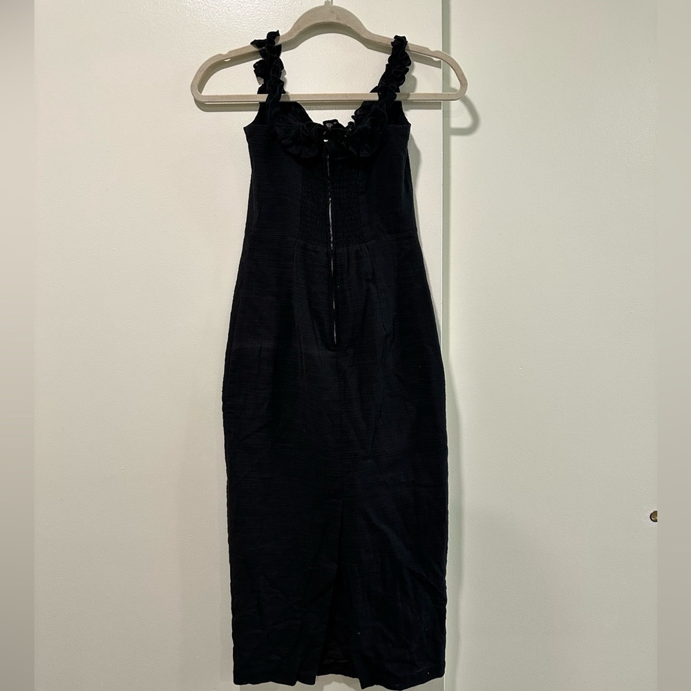 Black Petal & Pup Midi Dress - Picture 4 of 4